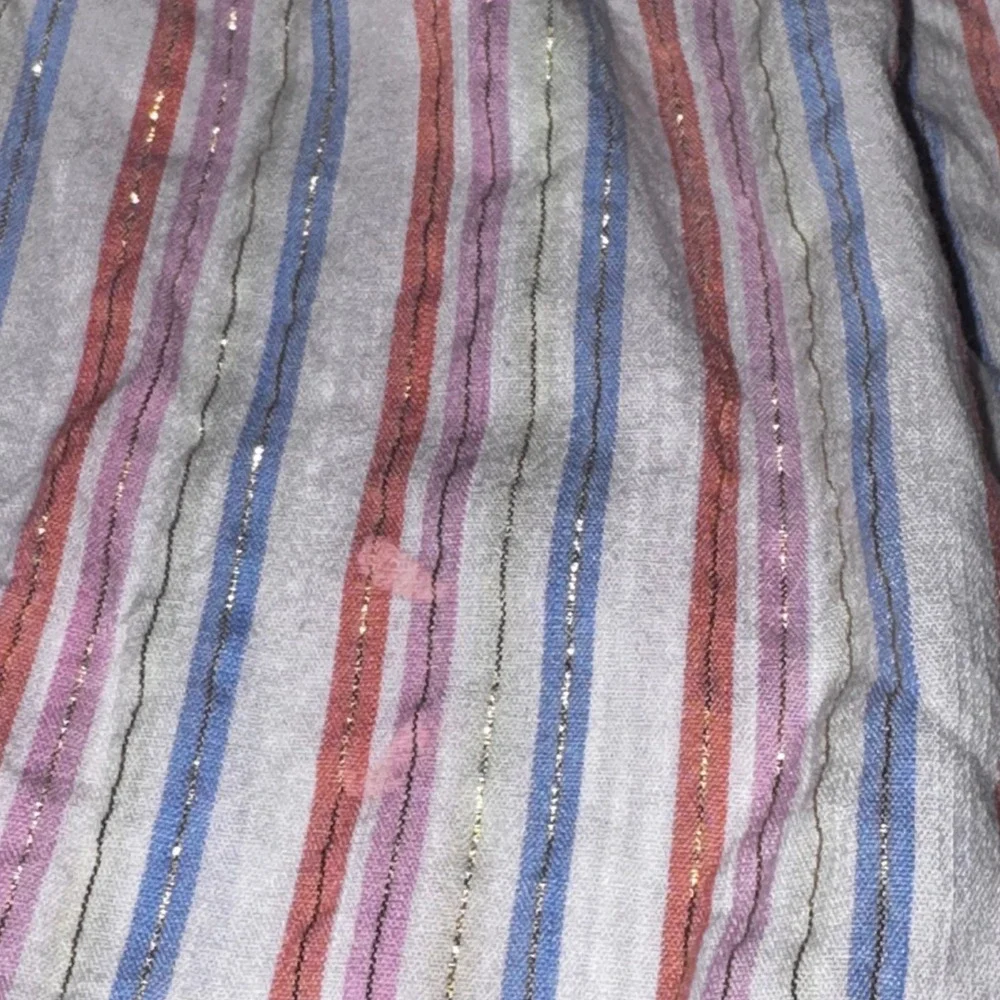 Lucky‎ Penny Kids Girls Striped Button Front Dress Rainbow Sparkle Size 5